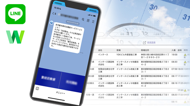 LINE/LINE WORKS連携システム